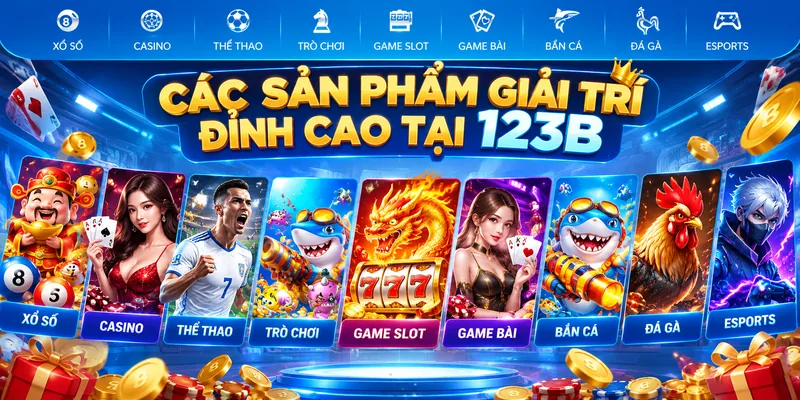 Sản phẩm game đỉnh cao tại 123b