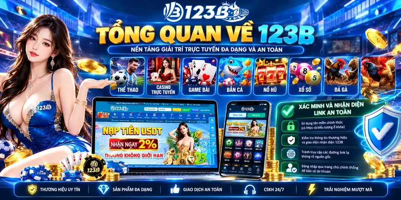 Tổng quan về nhà cái 123B- Sân chơi công nghệ mới đẳng cấp